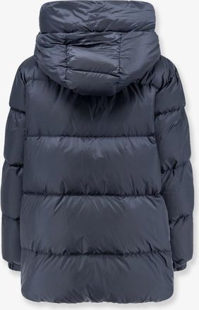 Max Mara Womens Down Jacket Seia The Cube Blue Polyester