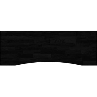 vidaXL Piano Scrivania Marrone Scuro 140x50x2,5 cm in Rovere Massello - Vidaxl