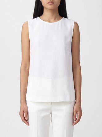 Circolo 1901 Sleeveless Polyester Top with Crew Neck and Keyhole Closure