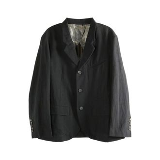 Ziggy Chen Blazers, male, Black, Size: L Three Button Blazer