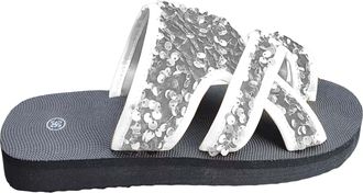 Generic Shoes Womens Interchangeable Footbed Womens Beach Sandals Hollow Casual Slippers Flat Shoes Sandals Womens Sequin Slippers Womens Shoes Leopard Print,