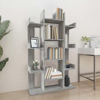 vidaXL Vidaxl - Estanter&iacute;a Madera Contrachapada Gris Sonoma 86x25,5x140 Cm