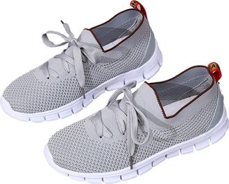 Generic Mesh Slip On Shoes - Platform Round Toe Weaving Shoes Hook and Loop Low-Top Walking Shoes for Ladies Non Slip Boat Shoes for Outdoor Lightweight Comfo