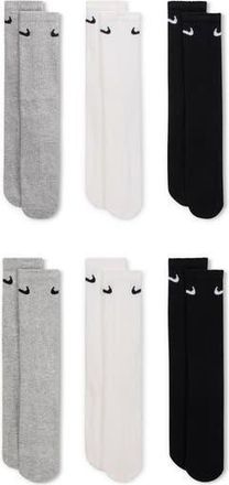 Nike Everyday Crush Crew Socks - Pack of 6 in 964 Mltclr at Nordstrom Rack, Size Large