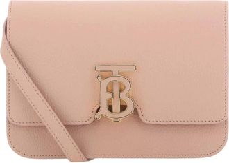 Burberry Small TB Crossbody Bag - Dames - Schoudertassen - Roze - ONE Size - Leer - Tassen