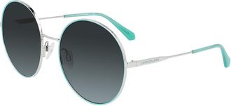 Calvin Klein Jeans CKJ21212S 048 Womens Sunglasses Green Size 58