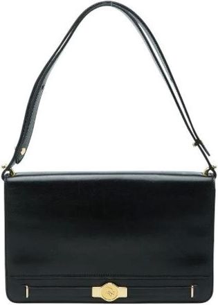 Dior Pre-owned Shoulder Bags, female, Black, Size: ONE SIZE Pre-owned Leather Shoulder Bag