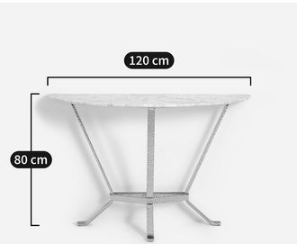 OTTO STUDIO FOR AM.PM Consoletafel van carraramarmer en ijzer ZEN