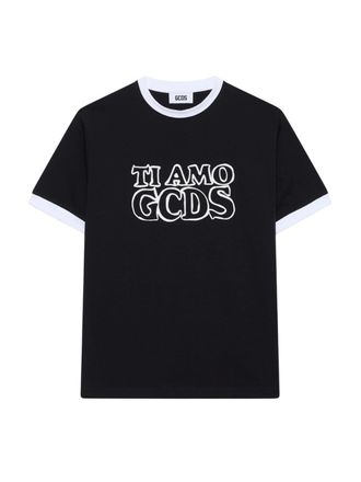 GCDS TI Amo GCDS Tasta del logo delineato