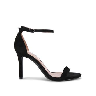 Carvela Womens Capo Stiletto Sandals - Black Fabric - Size UK 9