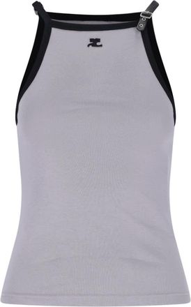 Courrèges Logo Tank Top
