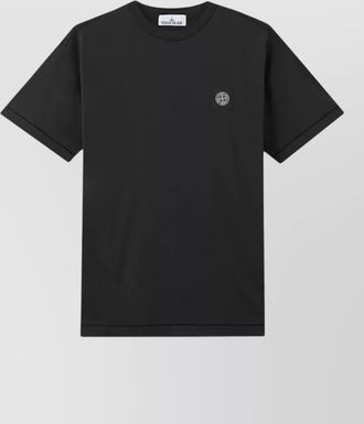 Stone Island cotton slim-fit logo-patch t-shirt