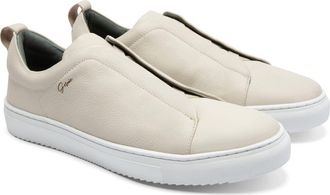 Gernie NYC 33 Laceless Low Top Sneaker in Ice Grainy at Nordstrom Rack, Size 11.5