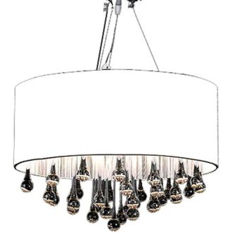 vidaXL Lampadario con 85 Cristalli Bianco - Vidaxl