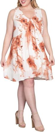 Standards & Practices Floral Sleeveless Dress in Desert Floral at Nordstrom, Size 16W