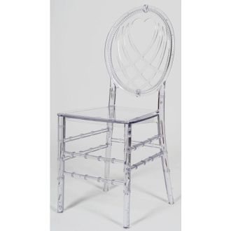 Biscottini International Sillas De Policarbonato Transparente Silla De Cocina Apilable 39x40x91 Cm Sillas De Pl&aacute;stico Sillas Para Comedor Y Dormitorio