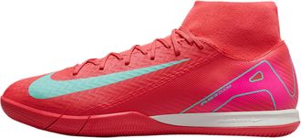 Nike Nike Mercurial Superfly 10 Academy IC High-Top Soccer Shoes (FQ8332-800, Ember Glow/Aurora Green), Ember Glow/Aurora Green, 11 UK
