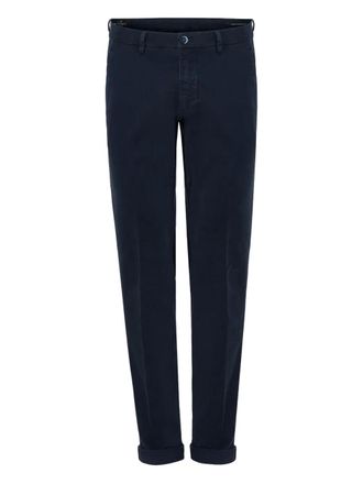 Mason's cuffed trousers - men - Spandex/Elastane/Cotton/Modal - 56 - Blue