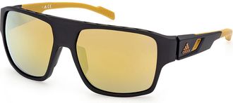 Adidas Sport SP0046 02G Mens Sunglasses Black Size 59