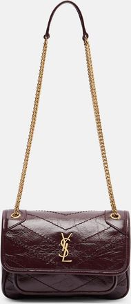 Saint Laurent Niki Cassandre Mini leather shoulder bag