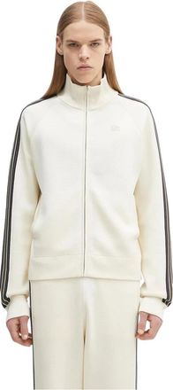 Wales Bonner Tide Track Top - Heren - Vesten met rits - Beige - M - Polyester - Hoodies & sweatvesten