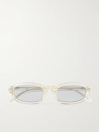 Prada Occhiali Da Sole In Acetato Con Montatura Rettangolare - Neutri