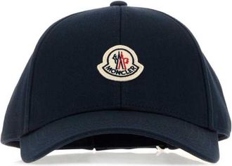 Moncler Navy Blue Logo Solid Baseball Hat