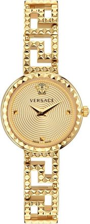 Versace Greca Goddess Bracelet Watch, 28mm in Ip Yellow Gold at Nordstrom