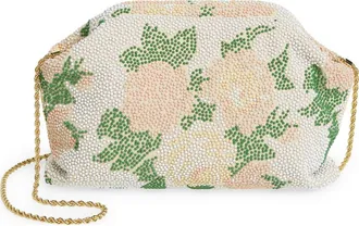 Loeffler Randall Doreen Frame Pouch in Cream Floral at Nordstrom