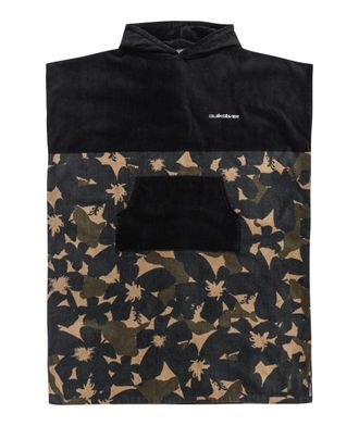 Quiksilver Kapuzenhandtuch QUIKSILVER HOODY TOWEL, Herren, Gr. 1 Stk., gr&uuml;n (grape leaf h), Obermaterial: 100% Baumwolle, Handt&uuml;cher Kapuzenhandtuch, f&uuml;r Erwachs