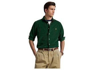Polo Ralph Lauren Classic Fit Corduroy Shirt Mens Clothing New Forest : XL, Cotton/Corduroy