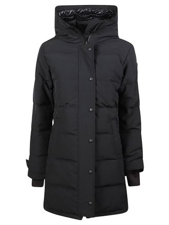 Canada Goose Shelburne Quilted Black Hooded Parka