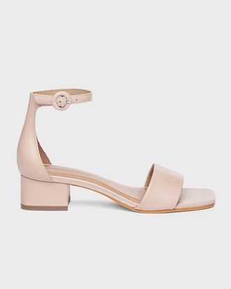 Bernardo Jalena Leather Ankle-Strap Sandals