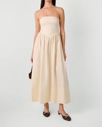 WeWoreWhat Corset Maxi Dress in Ivory at Nordstrom, Size X-Small