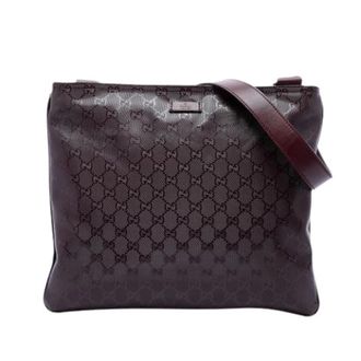 Gucci Pre-owned Coated Canvas Crossbody Bag - Dames - Pre-owned - Bruin - Maat: ONE Size Zijde