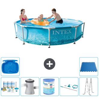 Intex Piscina Con Estructura Redonda - 305x76 Cm - 7-piezas S41323