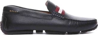 Bally Grained Leather Perthy Loafers, Brand Size 9 ( US Size 10 )