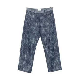 Laneus Jeans, Heren, Blauw, L, Denim, Straight Jeans
