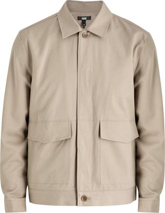 Paige Lennon Twill Jacket - Beige - XL