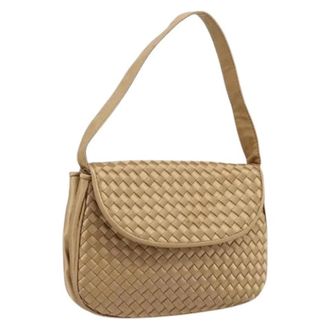 Bottega Veneta Borsa a mano vintage Pre-owned in raso - - Pre-owned - Donna - Beige - ONE SIZE