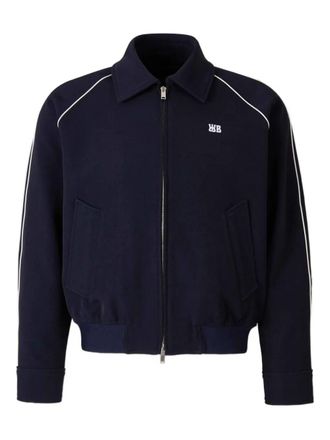 Wales Bonner collared jacket - Blu