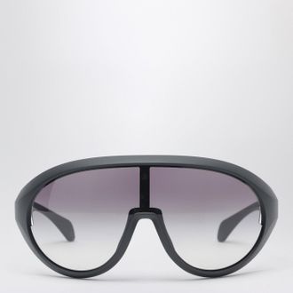 Rick Owens Black visor sunglasses