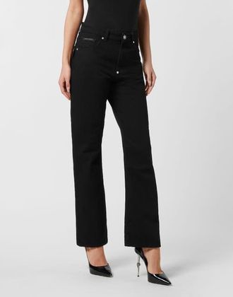 Philipp Plein Straight Fit Jeans Hexagon Women in Summernight at Nordstrom, Size 31