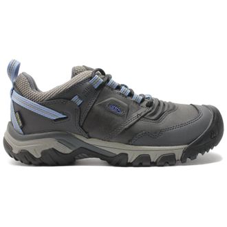 Keen Ridge Flex WP Leather Textile Womens Lace Up Shoes - UK 5 - US 7.5 Women - EU 38 - Steel Grey Hydrangea - Size:UK 5