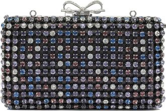 Self Portrait Zelfportret Multi Crystal gebreide handtas