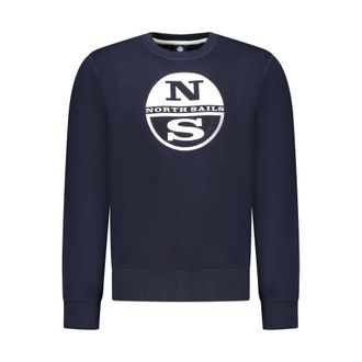North Sails Blauwe Katoenen Heren Sweatshirt