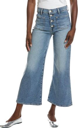 7 For All Mankind Ultra High-Rise Cropped Jo Fancy Wide Leg Jean