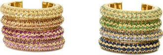 Fry Powers Sparkle Ear Cuffs in 14K Gold in Blue at Nordstrom