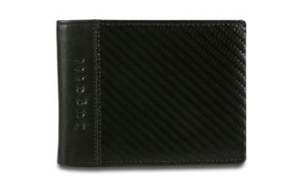 Bugatti Geldb&ouml;rse BUGATTI Comet, Herren, schwarz, Leder, Kleinlederwaren Geldb&ouml;rse