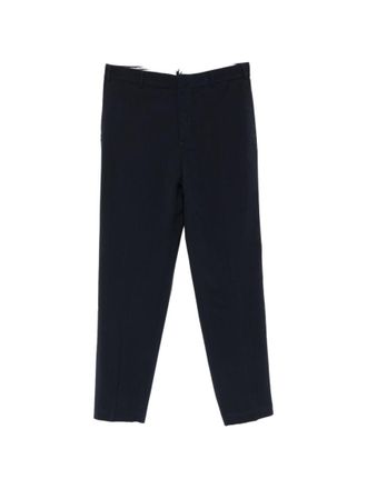 Pantaloni Torino Blue Formal Solid Pants